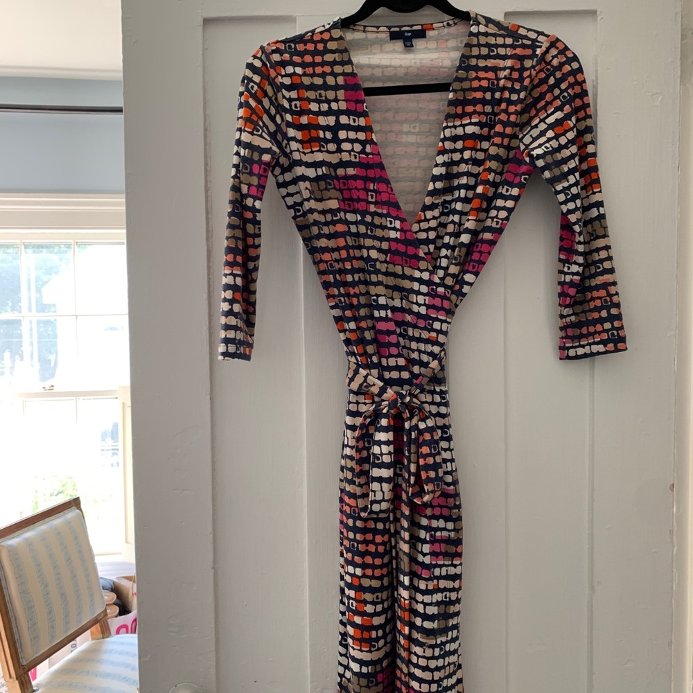 Gap Women’s 3/4 Sleeved Wrap Dress Size XS